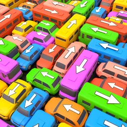 Car Jam Solver: Otobüs Oyunu simgesi
