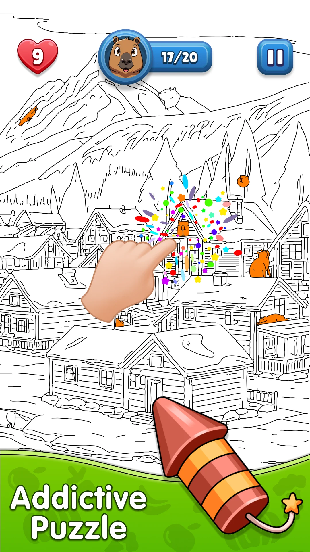Spot the Capybara: Find it! screenshot